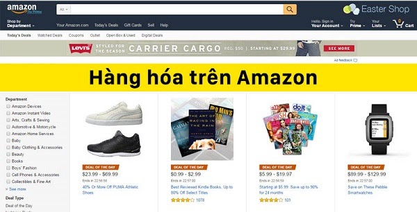 Bán hàng online trên Amazon